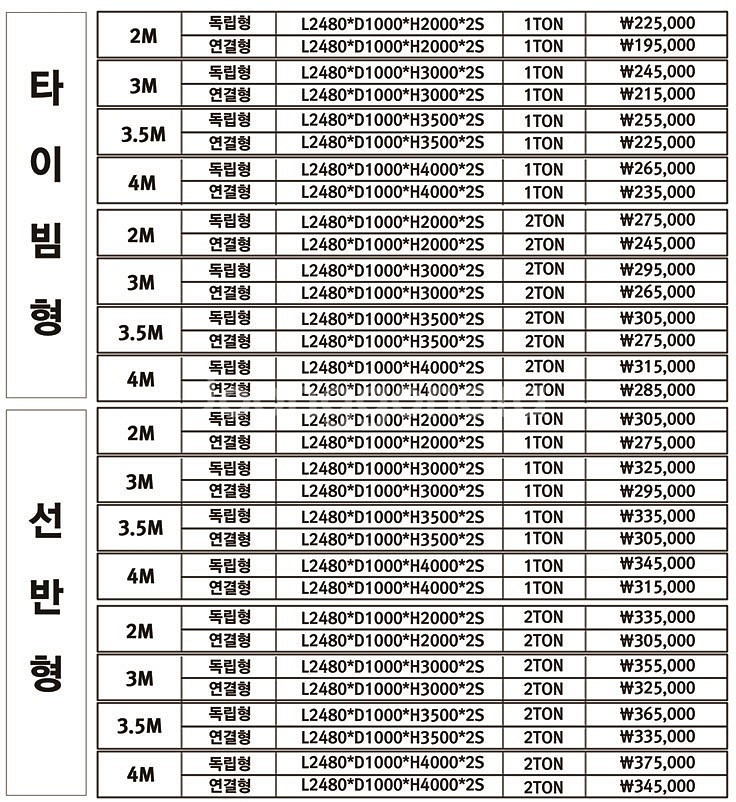 파렛트랙 전국설치가능 새제품 대형 파렛트랙--3